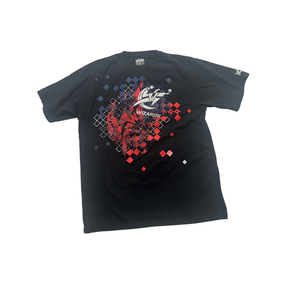 ZIpway NBA‎ Wizards Graphic T-Shirt Short Sleeve Crew Neck Black XL (578)